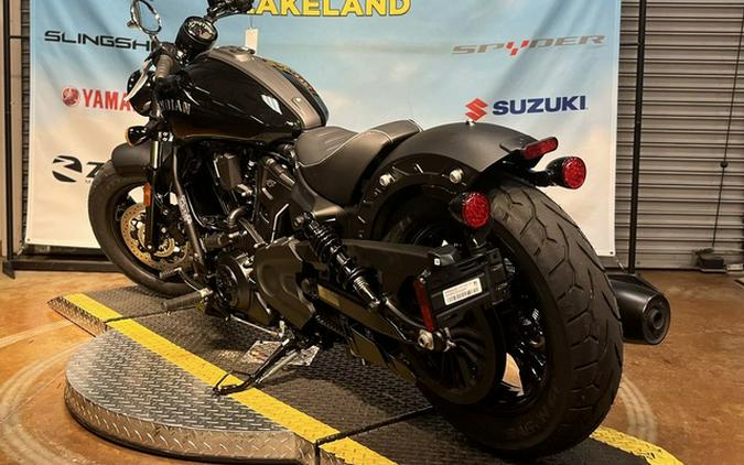 2025 Indian Scout Sixty Bobber Black Metallic