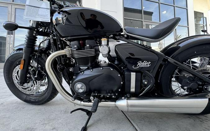 2026 Triumph Bonneville Bobber Jet black
