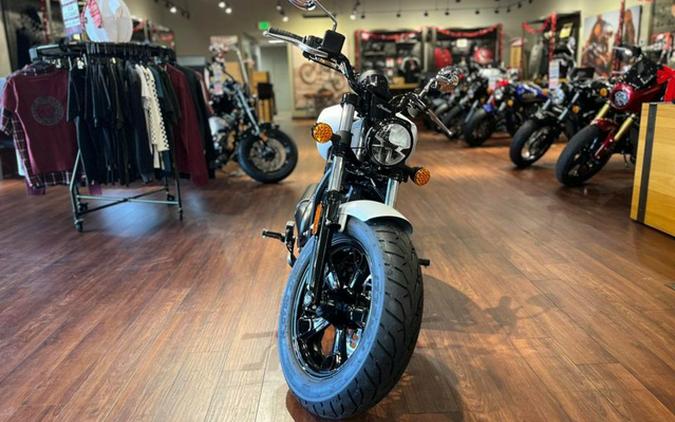 2025 Indian Scout Sixty Bobber Limited Ghost White Metallic S