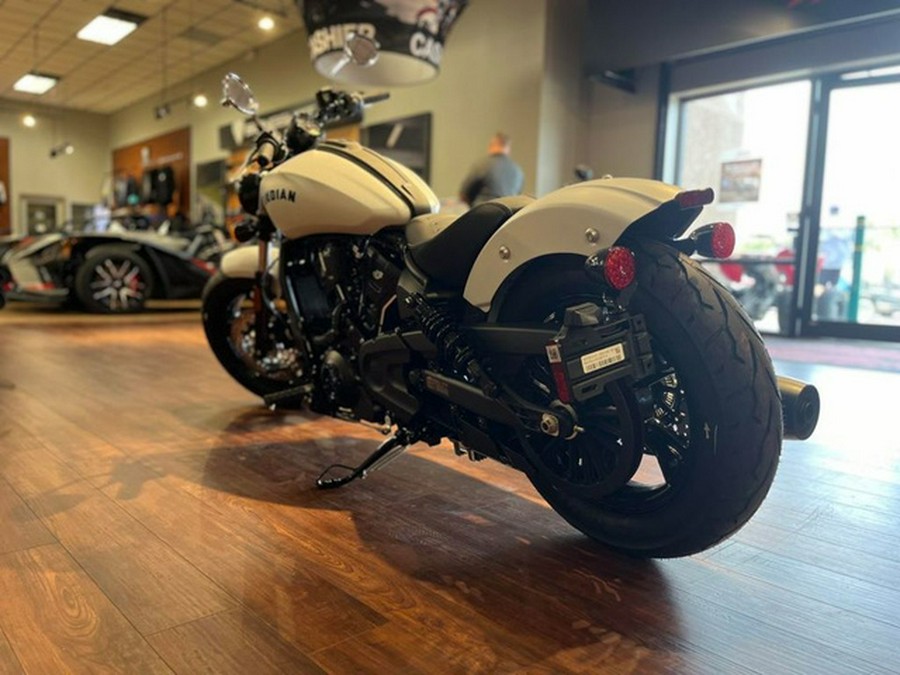 2025 Indian Scout Sixty Bobber Limited Ghost White Metallic S