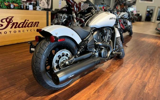 2025 Indian Scout Sixty Bobber Limited Ghost White Metallic S