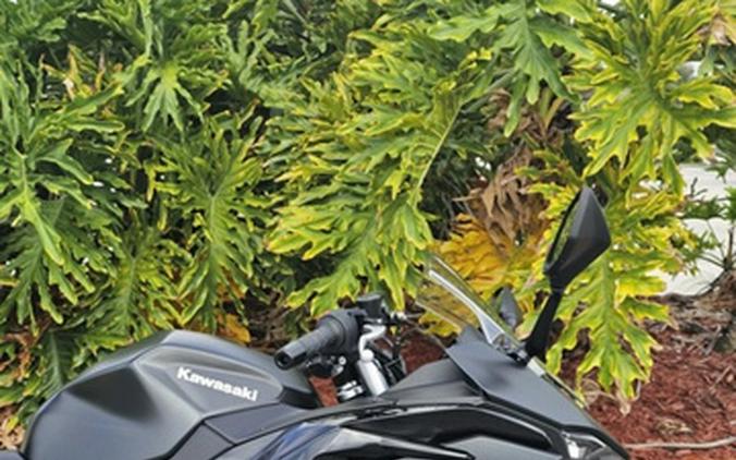 2026 Kawasaki Ninja 500 ABS Metallic Flat Spark Black