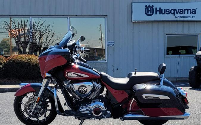 2020 Indian Motorcycle® Chieftain® Elite Thunder Black Vivid Crystal/Wildfire Red Candy