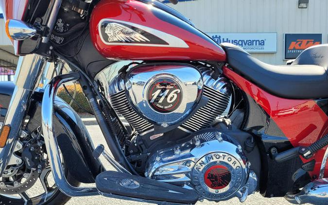 2020 Indian Motorcycle® Chieftain® Elite Thunder Black Vivid Crystal/Wildfire Red Candy