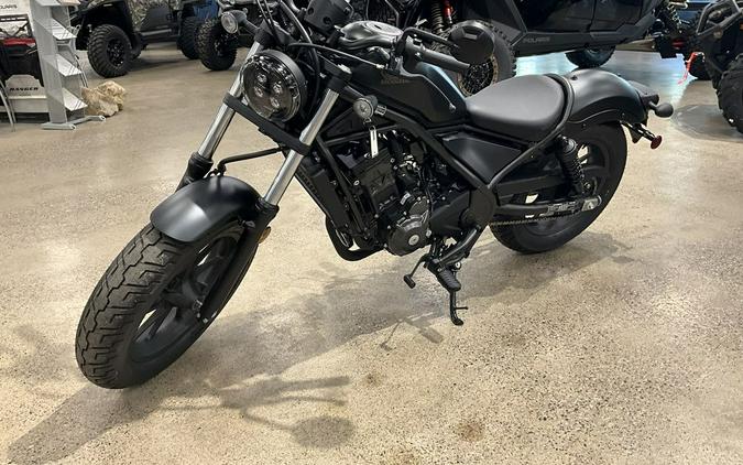 2025 Honda Rebel 300 Matte Black Metallic - HM2132