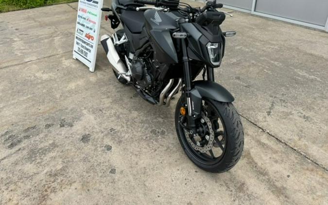 2024 Honda CB500F ABS Matte Black Metallic