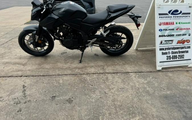 2024 Honda CB500F ABS Matte Black Metallic