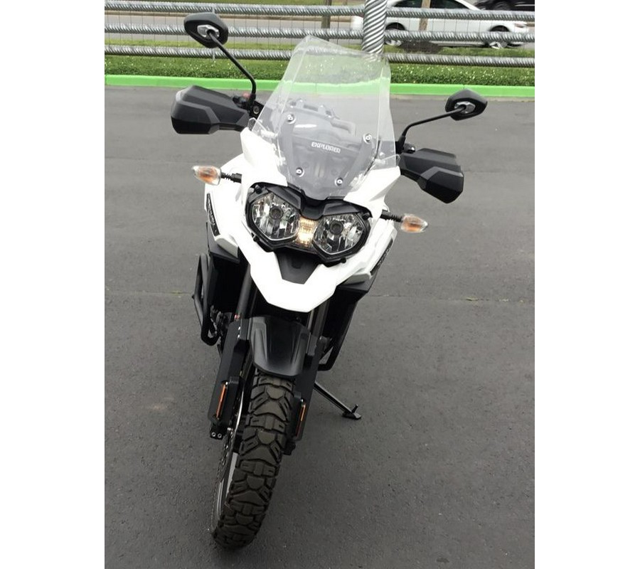 2017 Triumph Tiger Explorer XRX Crystal White