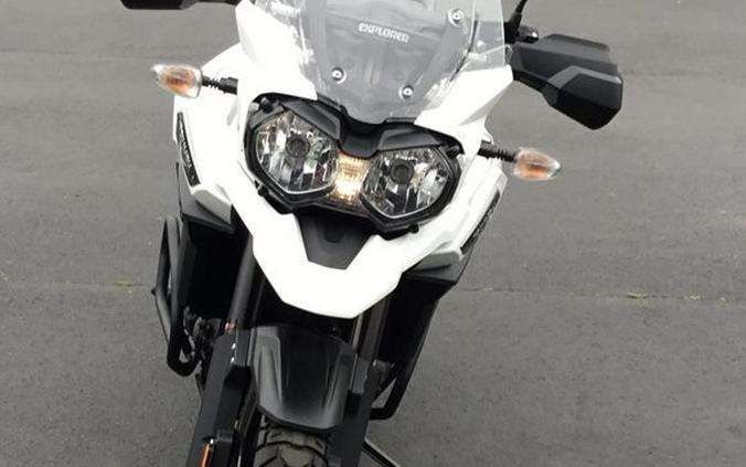 2017 Triumph Tiger Explorer XRX Crystal White