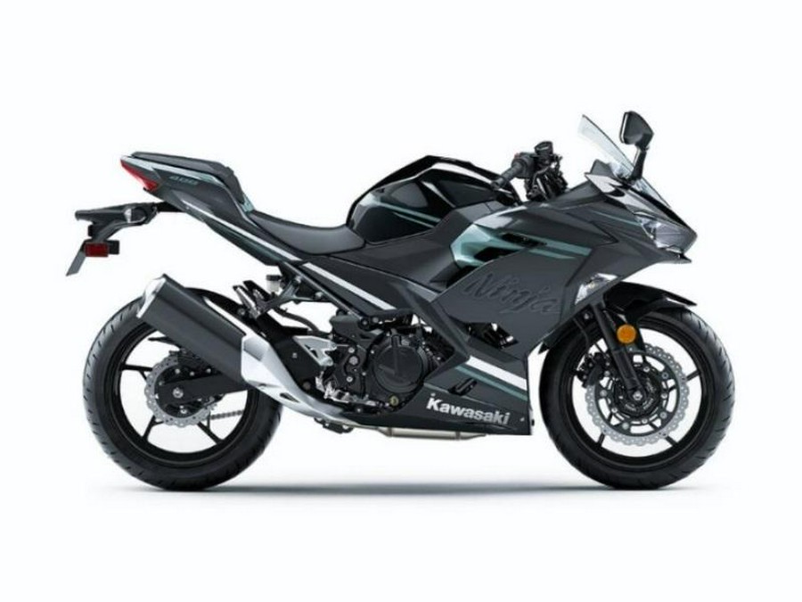 2020 Kawasaki Ninja® 400 ABS Spark Black/ Magnetic Dark Gray/ Phantom Blue