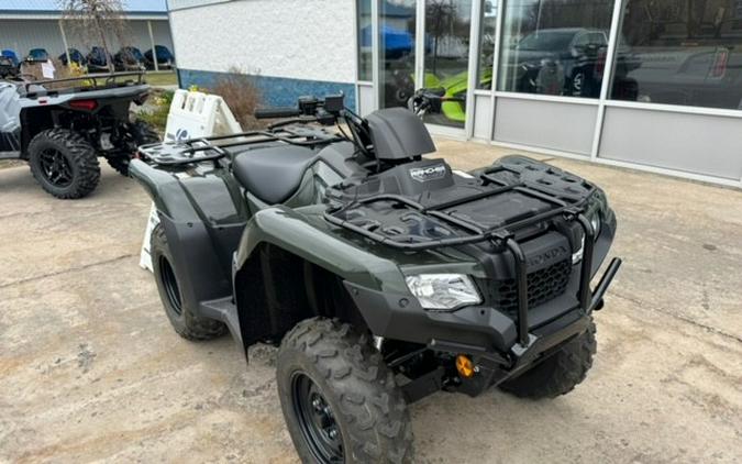 2024 Honda Rancher 4X4 Black Forest Green