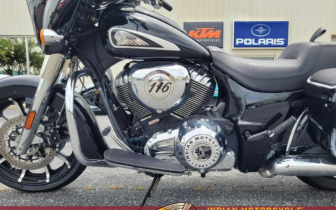 2024 Indian Motorcycle® Chieftain® Limited with Powerband Audio Package Black Metallic