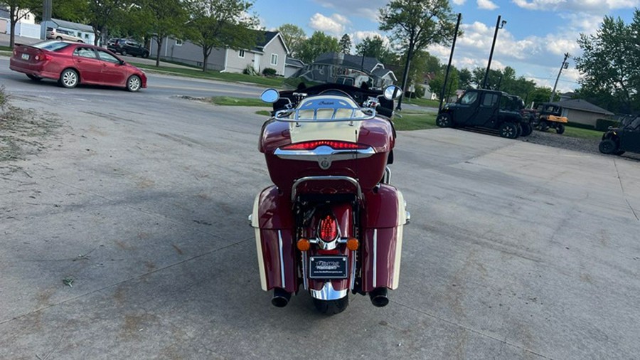 2016 Indian Roadmaster Indian Motorcycle Red And Ivory Cream