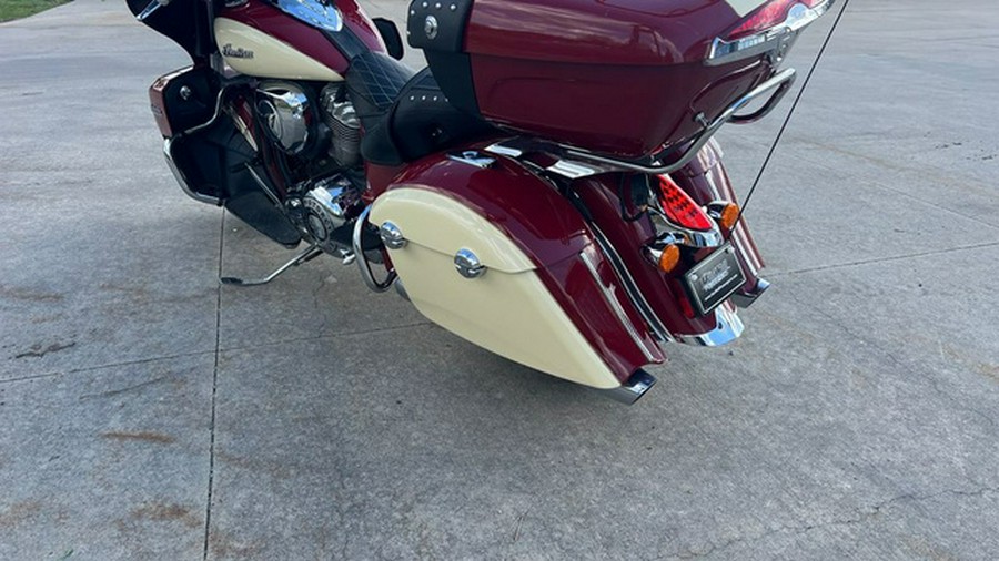 2016 Indian Roadmaster Indian Motorcycle Red And Ivory Cream