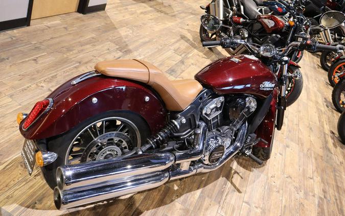 2022 Indian Motorcycle® Scout® ABS Maroon Metallic