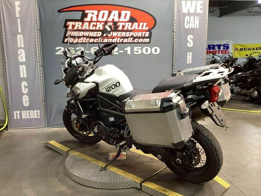 2018 Triumph Tiger 1200 XCA Crystal White