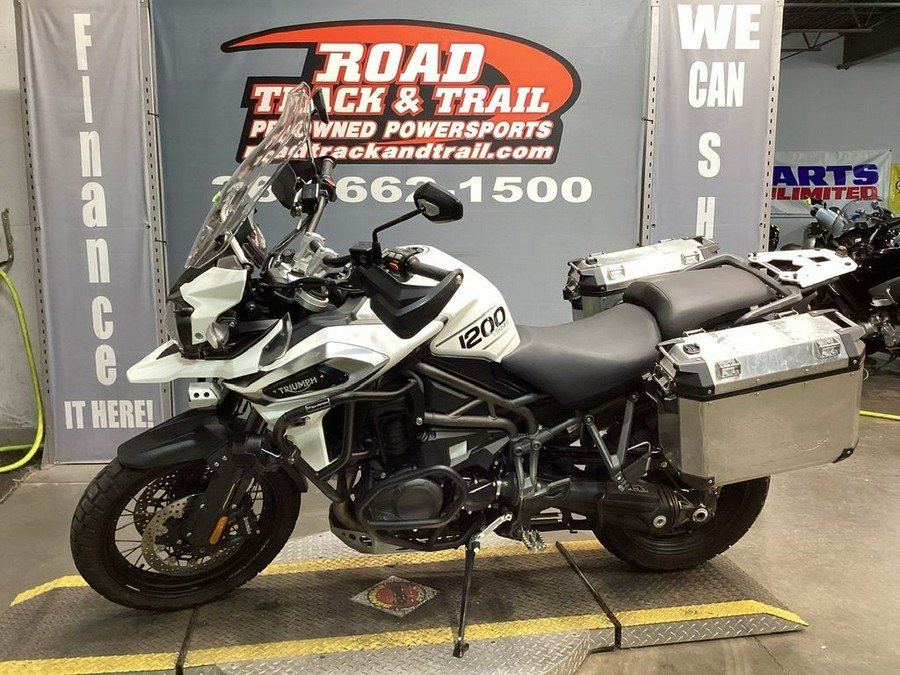 2018 Triumph Tiger 1200 XCA Crystal White