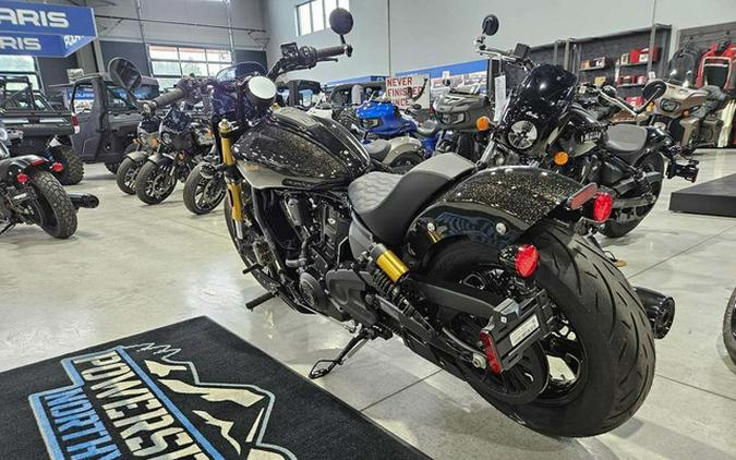 2026 Indian 101 Scout Black Crystal With Super Graphite