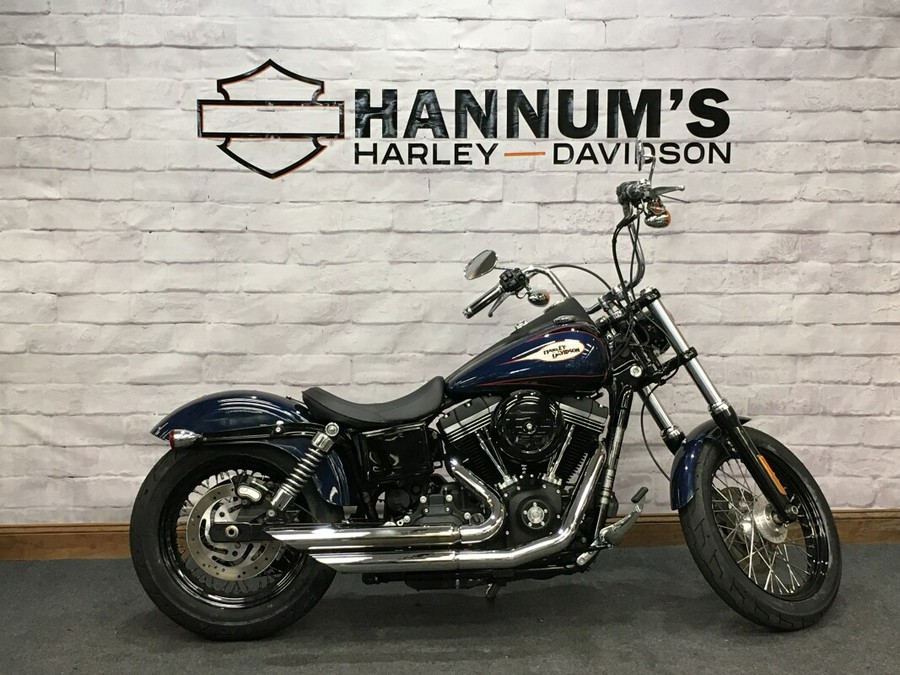 2013 Harley-Davidson Street Bob Big Blue Pearl/Vivid Black FXBD