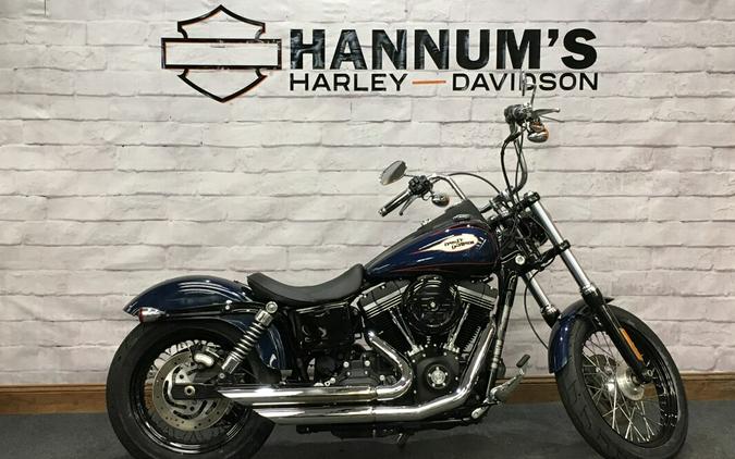 2013 Harley-Davidson Street Bob Big Blue Pearl/Vivid Black FXBD