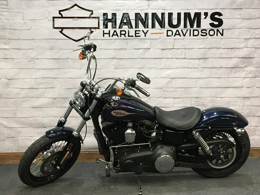 2013 Harley-Davidson Street Bob Big Blue Pearl/Vivid Black FXBD