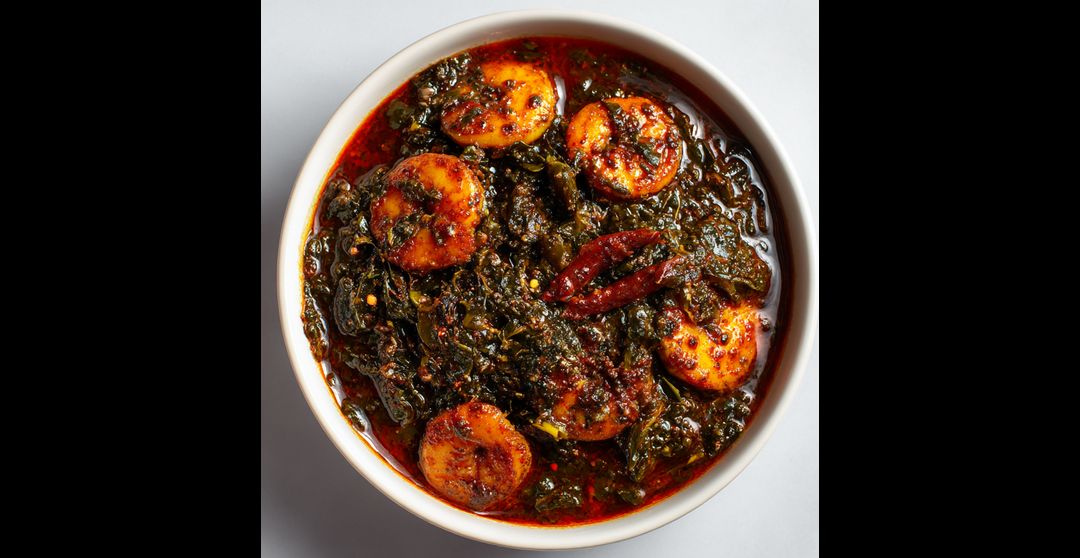 Gongura Jhinga Curry