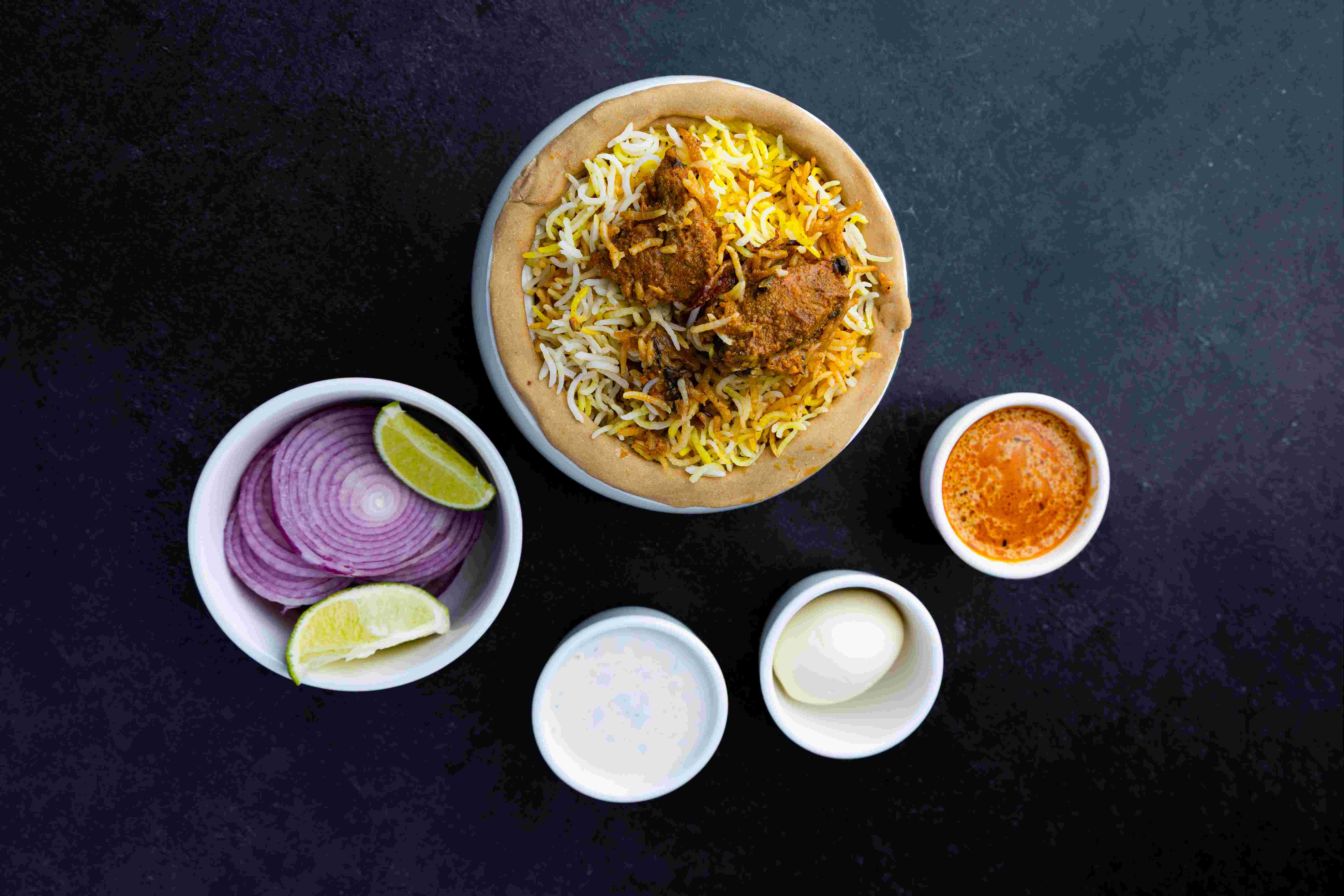 Baby Goat Dum Biryani