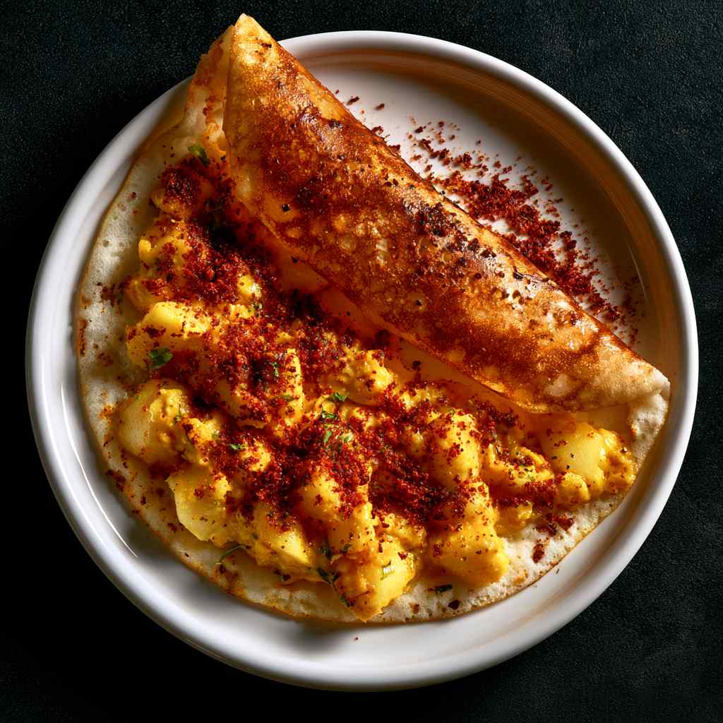 Guntur Ghee Karam Masala Dosa
