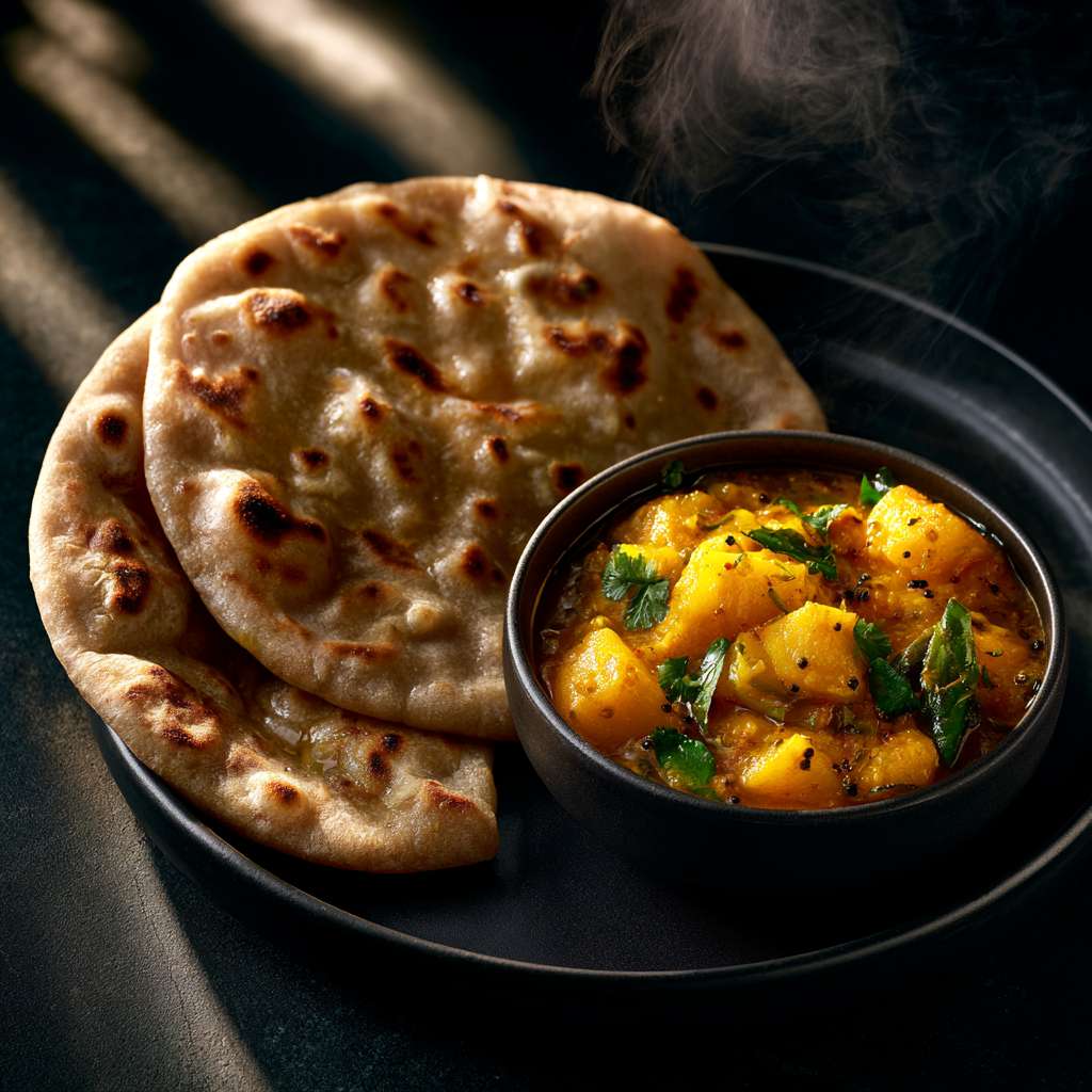 Chapathi (2) + Aloo Masala