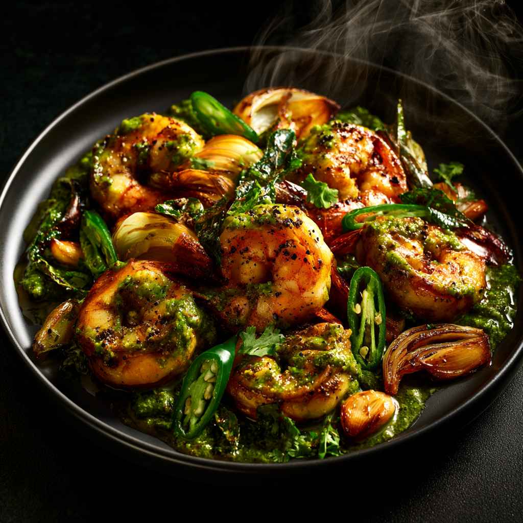 Shrimp Green Chilli