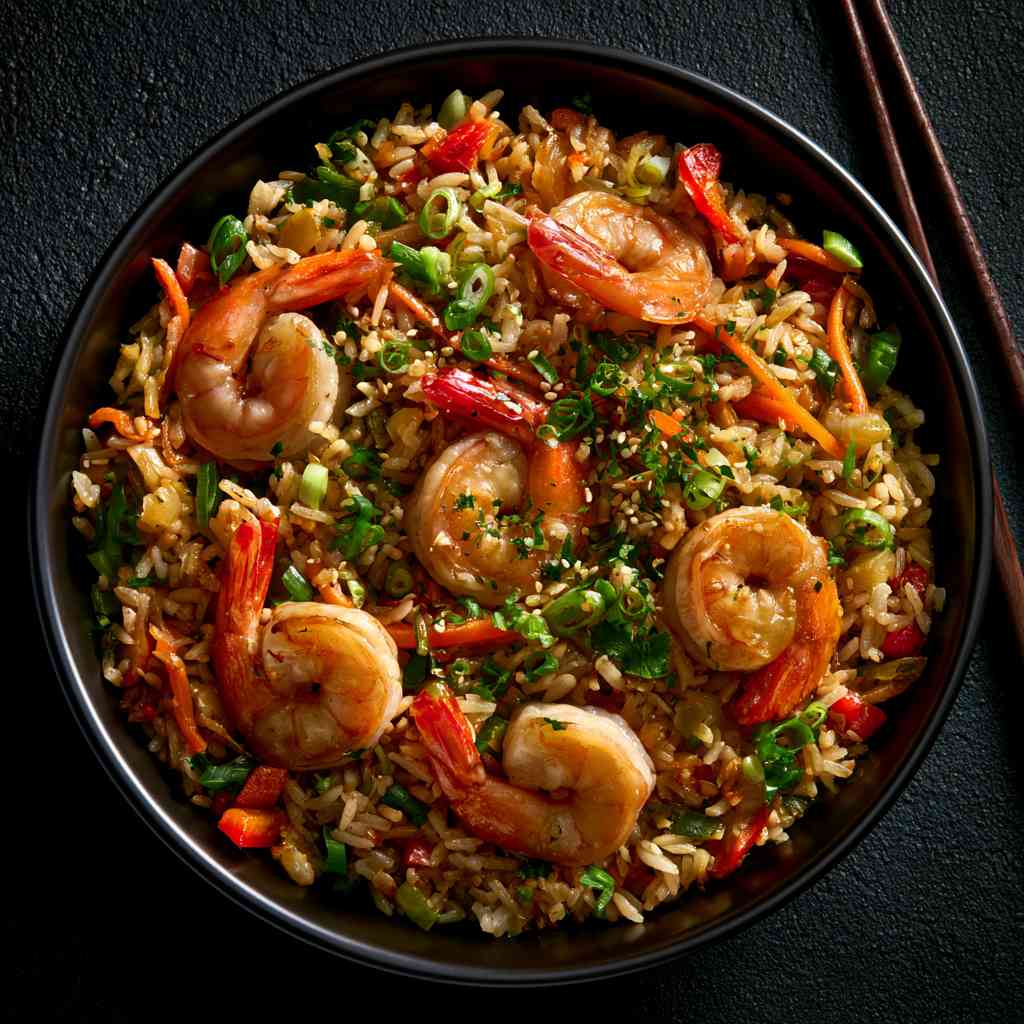 Shrimp Street Style Fried Rice