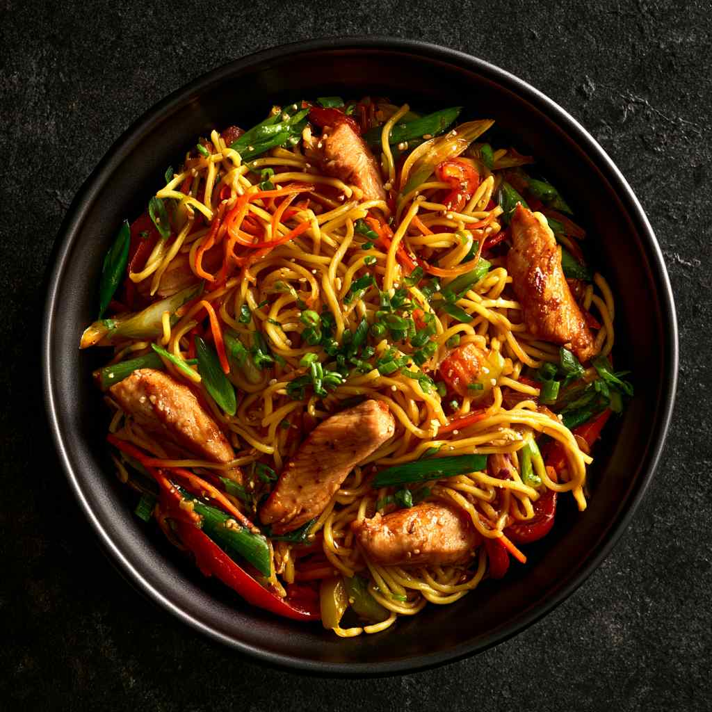 Veg Hakka Noodles
