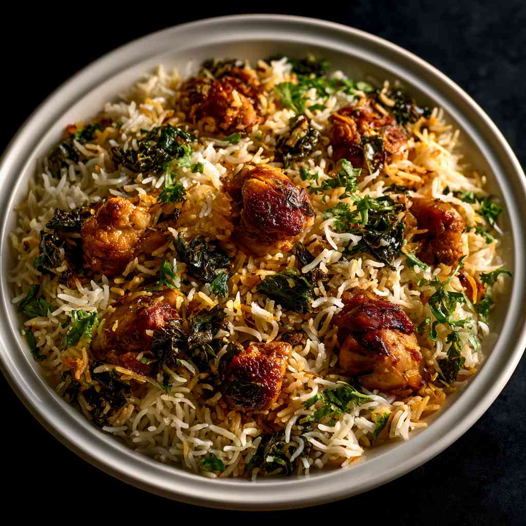 Gongura Chicken Dum Biryani