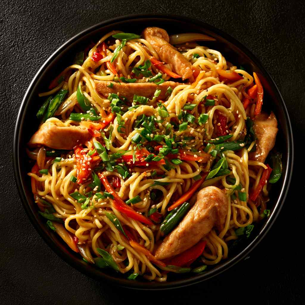 Veg Hakka Noodles