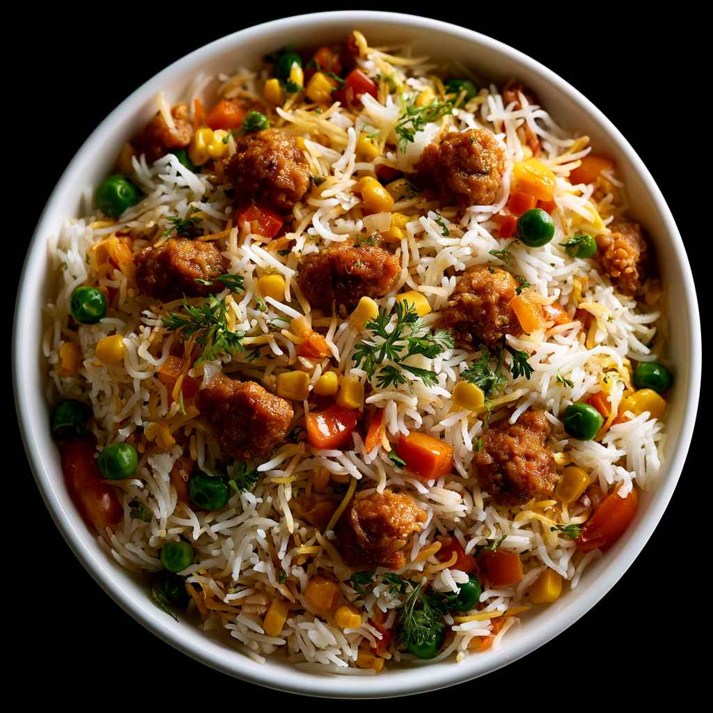 Veg Kheema Pulao from Jatara Indian Kitchen in Prosper, TX