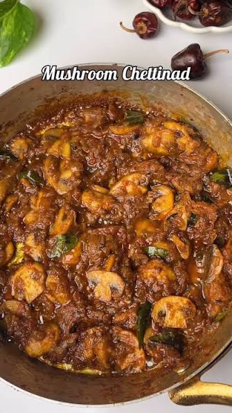 Mushroom Chettinad