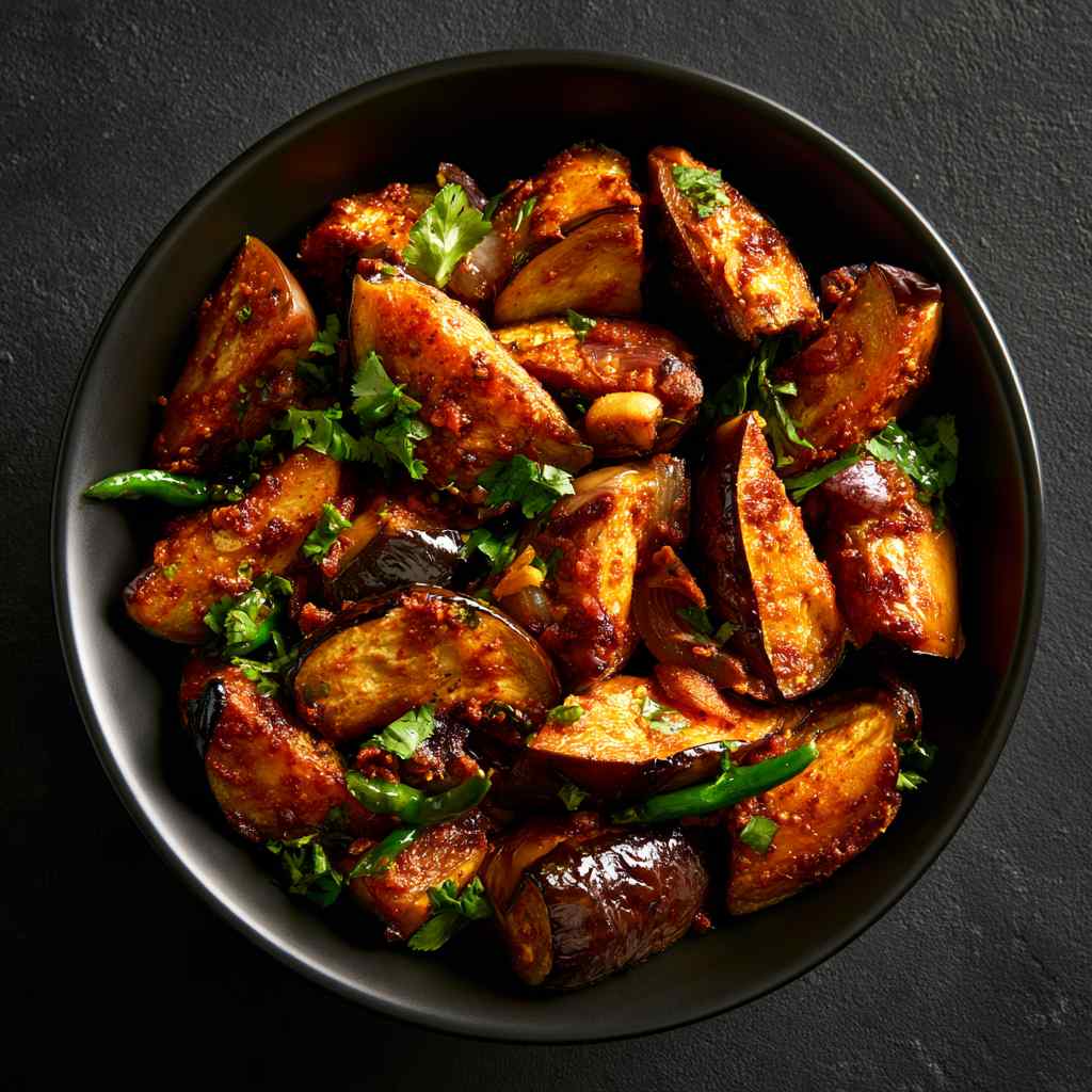Hyderabad Oven Roasted EggPlant