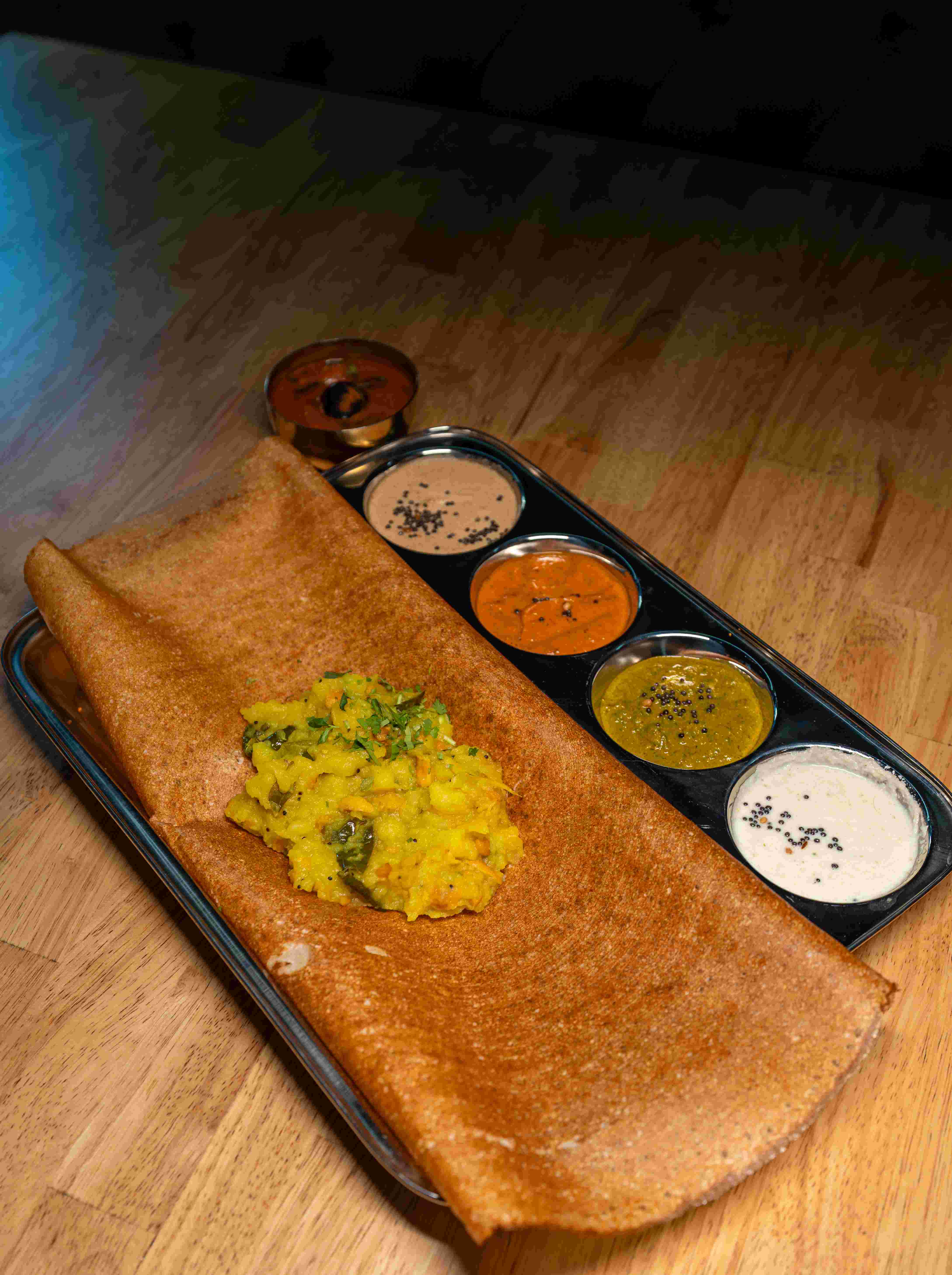 Onion Chilli Masala Dosa