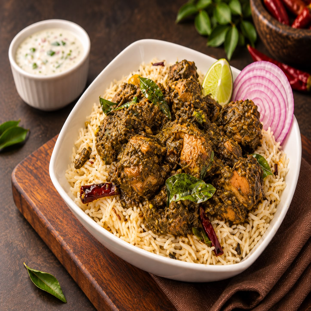 Gongura Chicken Pulav