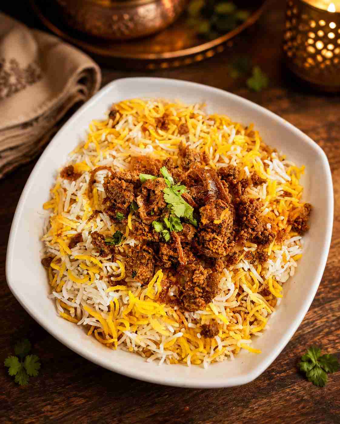 Veg Kheema Biryani