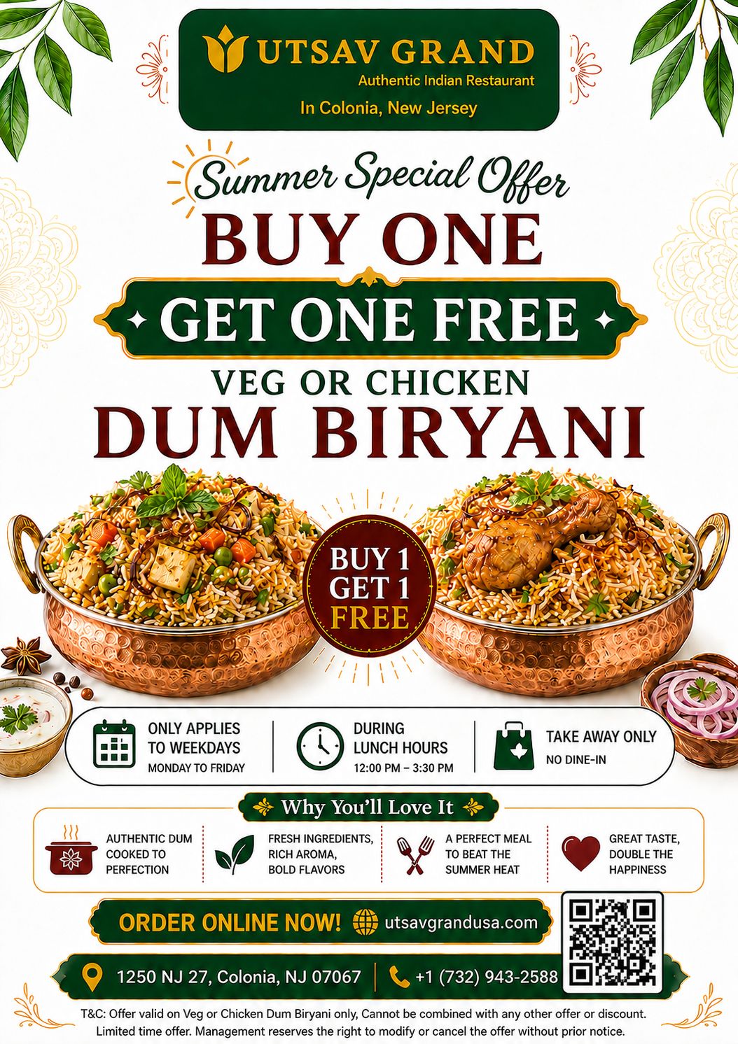 BOGO - Chicken Dum Biryani