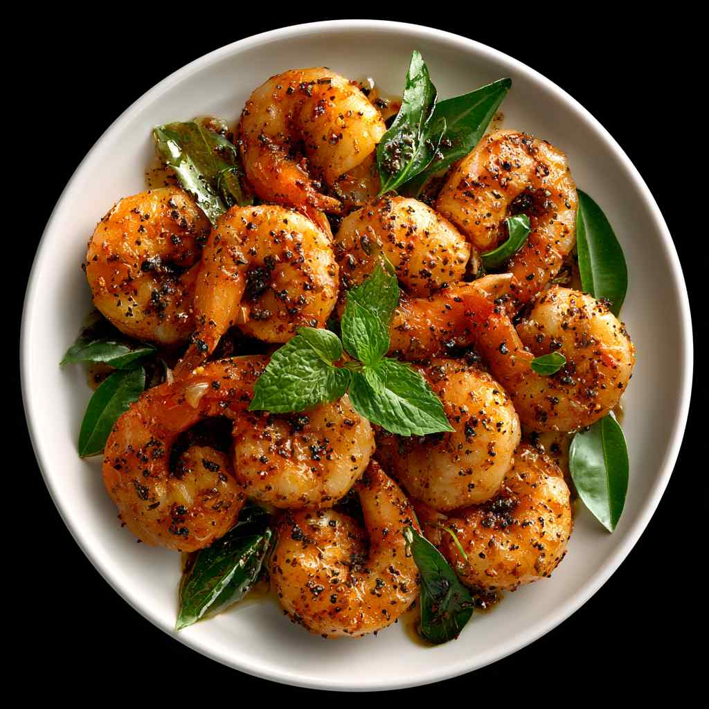 Shrimp Pepper Fry