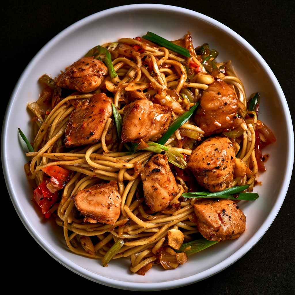 Veg Schezwan Hakka Noodles