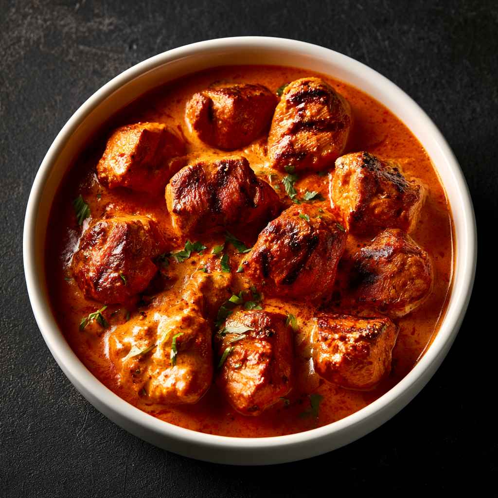 Mughlai Style Chicken Sheez Malai Curry