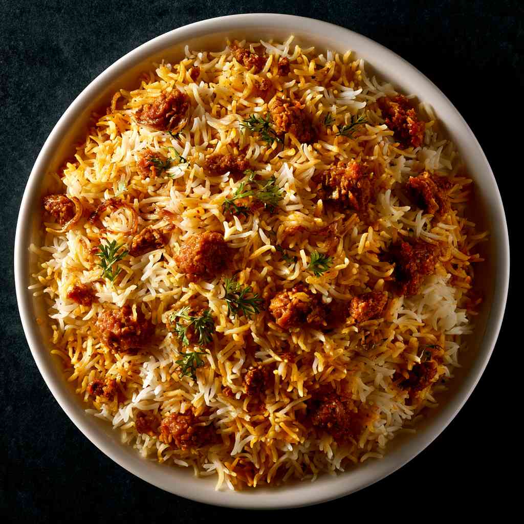 Veg Kheema Biryani