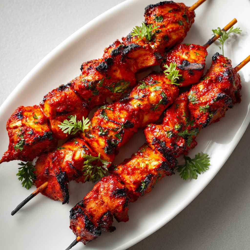 Gongura Chicken Tikka Kebab
