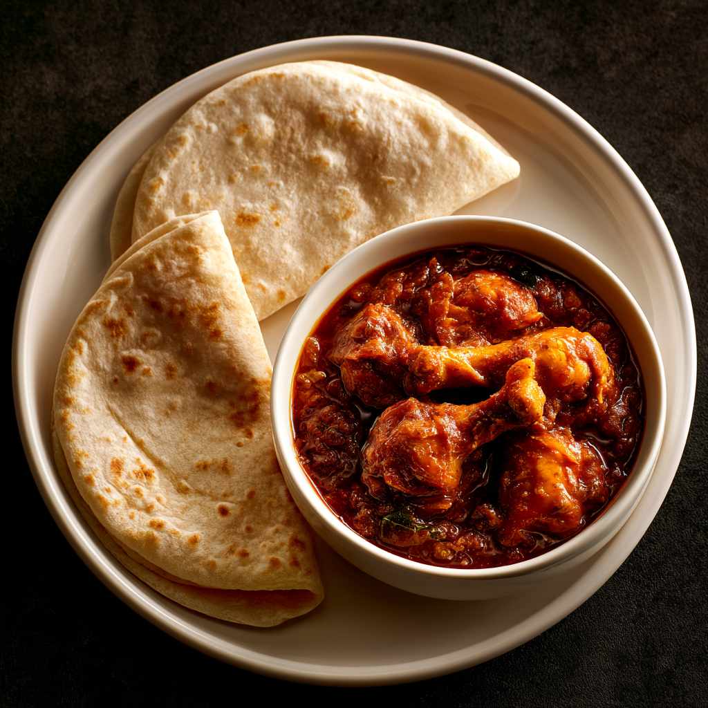 Chapathi (2 Pieces) + Chicken Curry from Jatara Indian Kitchen in Prosper, TX