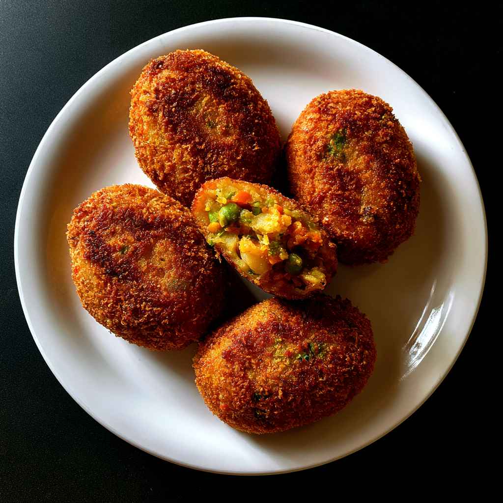 Veg Cutlet (3pcs)