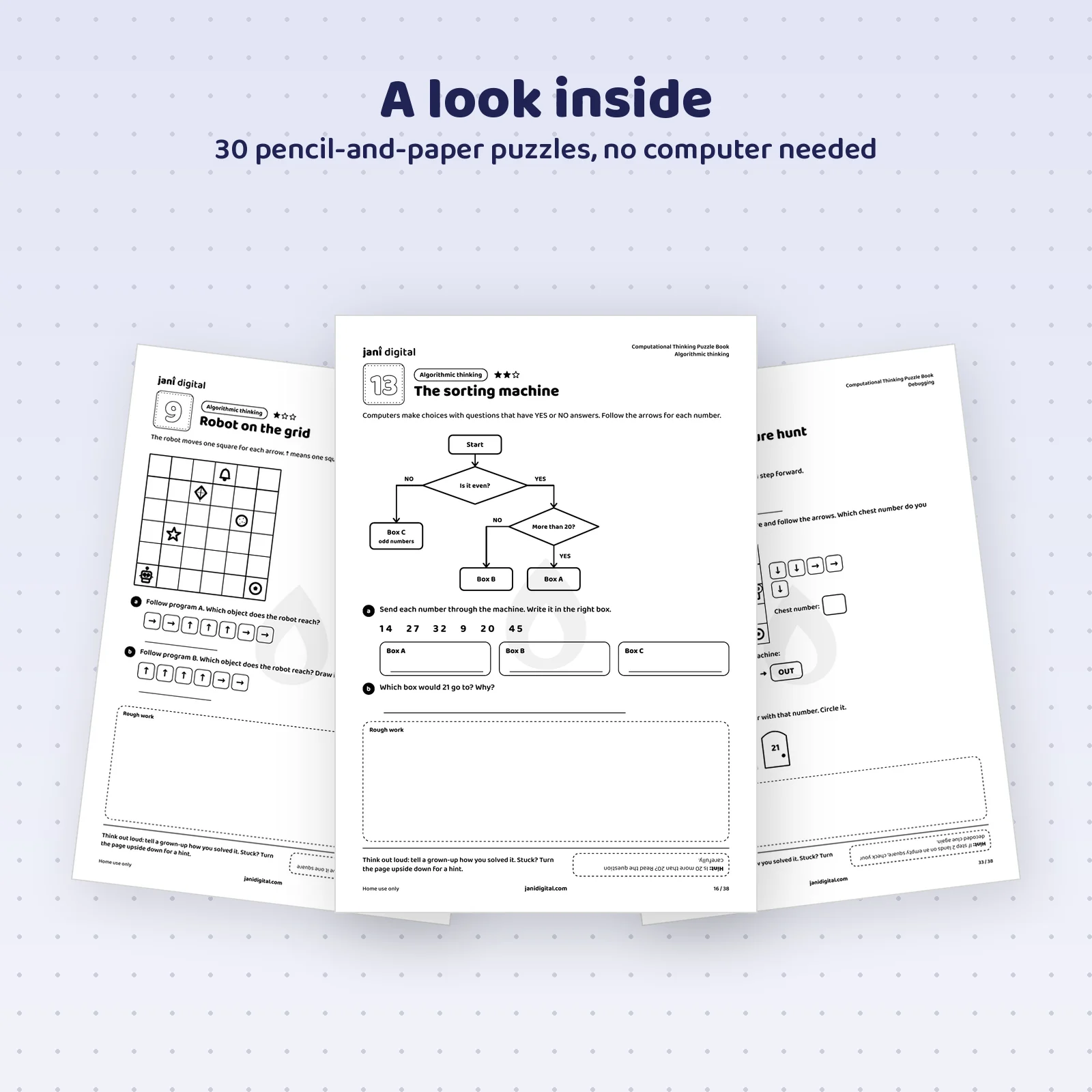 Computational Thinking Puzzle Book sample page 2