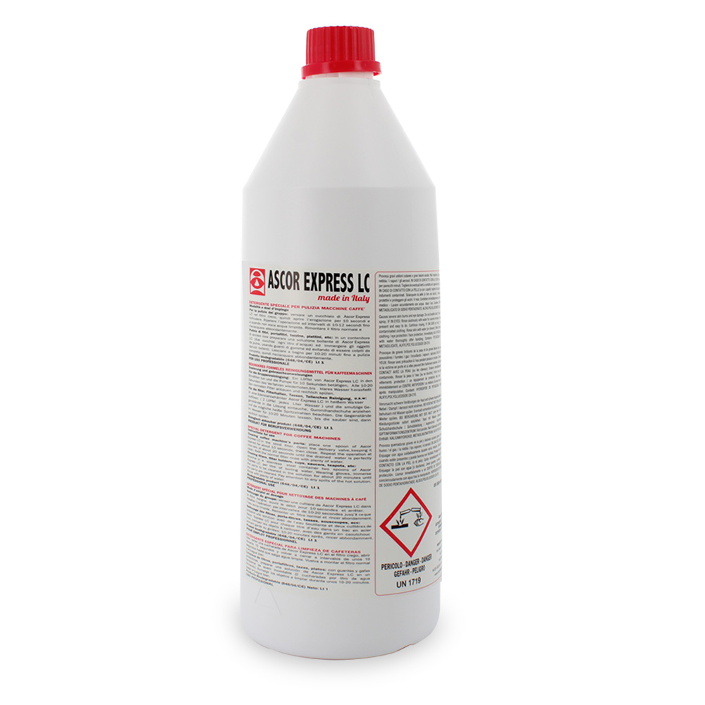 Detergente Ascor Express LC 1 litro pulizia macchine caffé